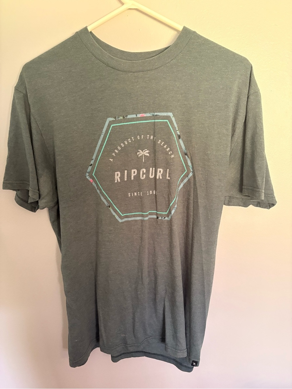 Rip Curl Men’s Grey Graphic T-Shirt